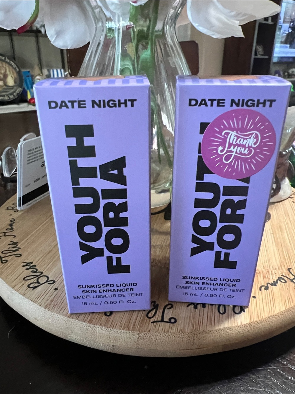 New YOUTH FORIA Bundle Date Night Sunkissed Liquid Skin Enhancer - Bronzy